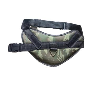 Imagem de Peitoral Tático para Cachorros de Grande Porte Colete Resistente (CAMUFLADO VERDE, G)