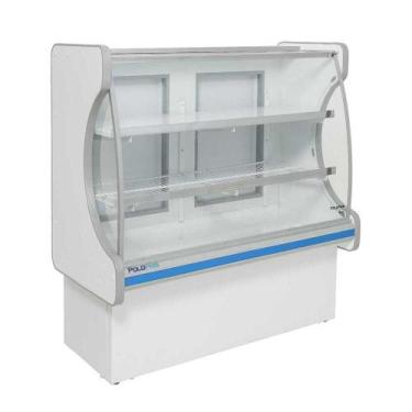 Imagem de Balcão Refrigerado 1MT Polofrio Balcão 1,00 Branco 1 Placa Fria 220v