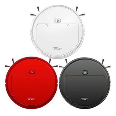 Imagem de YWangQiang Aspirador de pó 3 em 1 Robô inteligente de carregamento USB aspirador de pó para varredura/esfregão/aspirador de pó robôs máquina de limpeza doméstica para árvores de folha larga e tapetes