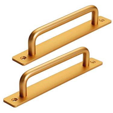 Imagem de STXYANGV Puxadores de porta de 2 peças, puxadores de porta deslizantes, maçanetas de porta de celeiro para portão de jardim puxadores de porta de guarda-roupa para portas de casa, portas de madeira