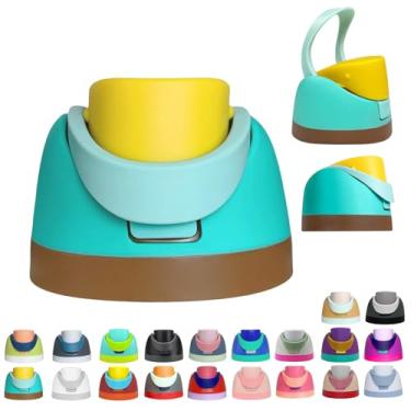 Imagem de Tampa de substituição para garrafa de água Owala Freesip, acessórios para Owala Free Sip, tampa superior de garrafa de água de um botão compatível com Owala Cup 473 ml, 680 g, 946 ml, 1,134 g, à prova