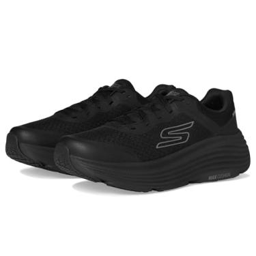 Imagem de Skechers Tênis feminino MAX Cushion Endeavour CANOVA, Acabamento preto sintético preto, 4.5 UK