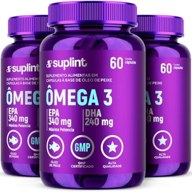 Imagem de Suplemento Ômega 3 2400 MG com Vitamina E | Suporte ao Sistema Imunológico | Óleo de Peixe com Omega 3 EPA & DHA | Complexo de Óleo Peixe para Homens e Mulheres | Desenvolvido na Holanda | 60 Cápsulas (3)