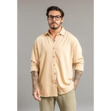 Imagem de Camisa Social Manga Longa Masculina Color em Viscose Cor:;Tamanho:P;Idade:Adulto;Gênero:Masculino-Masculino