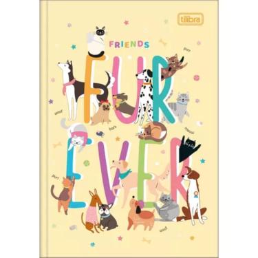 Imagem de Caderno Brochura Capa Dura 1/4 Pequeno 80 Folhas Hug Me Tilibra Estampa 6