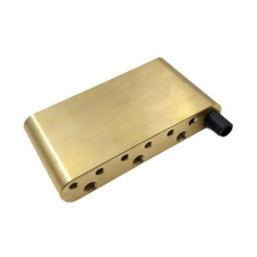 Imagem de YIJU de tremolo para guitarras elétricas, peça de reposição reforçada para upgrade faça você mesmo, substitui acessórios de luthier, 52,5 mm (2-1/16, LatÃo