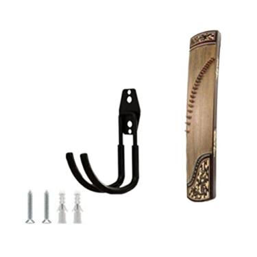 Imagem de mkki Suporte de parede Guzheng cabide, gancho de zarola de instrumento musical tradicional chinês (preto)