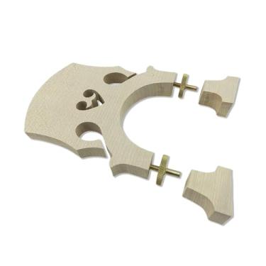 Imagem de Foyarinal Ponte para baixo vertical 3/4 - Ponte de baixo de bordo ajustável com parafusos, acessório durável para contrabaixo