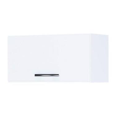 Imagem de Armário Aéreo Geladeira Cozinha 60cm 01 Porta Branco - Desk Design - A
