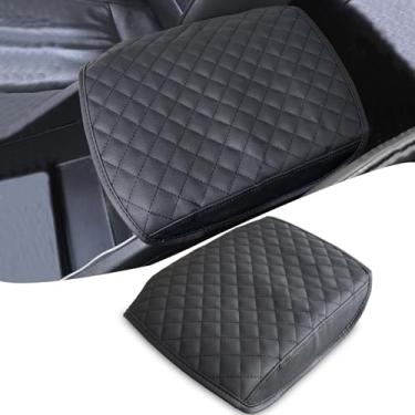 Imagem de KEAIDAP Capa de console central para Honda Pilot 2009-2015, capa de apoio de braço de couro PU macio, design antiderrapante para proteção contra arranhões, desgaste e danos a animais de estimação