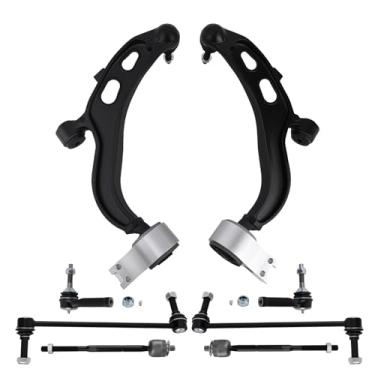 Imagem de maXpeedingrods 8Pc Front Suspension Kit for Ford Taurus Flex 2013-2016 Lincoln MKS MKT, 2 Lower Control Arm w/Ball Joint 2 Sway Bar End Links 4 Tie Rod Ends