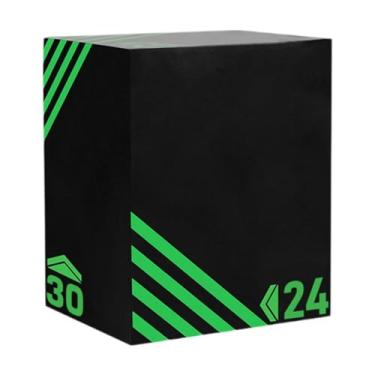 Imagem de Dynwave Jump Box Antiderrapante, Caixa Pliométrica Portátil e Versátil para Treinamento de Força com Saltos, Exercícios de Ginástica em Casa e Agachamentos, Style a