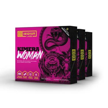 Imagem de Kimera Woman - 60 Comps - Kit 3 caixas - Termogênico Feminino Iridium Labs-Unissex