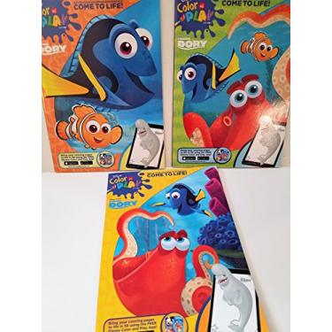 Imagem de Disney Livros de colorir Procurando Dory da Pixar Pacote com 3