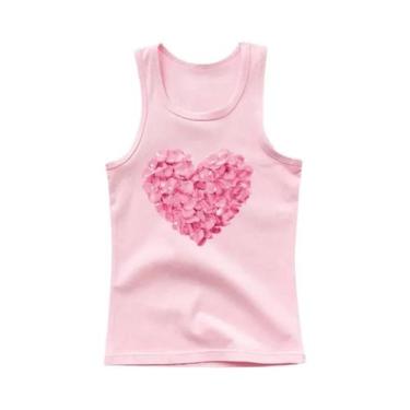 Imagem de Camiseta Regata De Algodão Sem Mangas Para Meninas Com Estampa De Coru