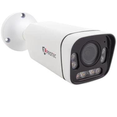 Imagem de Câmera de Segurança 4 em 1 CAM Compatível AHD/TVI/CVI/CVBS, Alimentação 12V 500mA via Conector P4 (Branco)