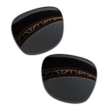 Imagem de LenzProse Lentes de reposição polarizadas de 1,5 mm para óculos de sol inteligentes Ray-Ban RW4005 51 mm, antiarranhões | Ajuste perfeito, Preto escuro polarizado - 1,5 mm, 51mm