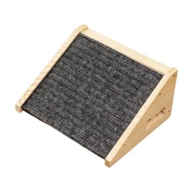 Imagem de Fenteer Rampa para cães, ornamento de madeira, multifuncional, leve, auxiliar de escalada para sofá.