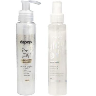 Imagem de Kit Brilho Pearl Corporal Carnaval Com Bruma Facial Glow E Geleia Corp