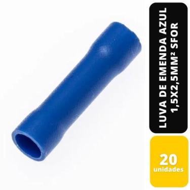 Imagem de Kit c/20 luva de emenda azul 1,5x2,5mm² sfor - SFORPLAST