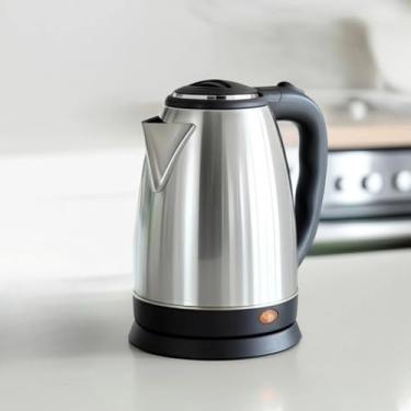 Imagem de Chaleira Elétrica Jarra Café Chá Inox 127v chaleira indução，chaleira eletrica，chaleira elétrica