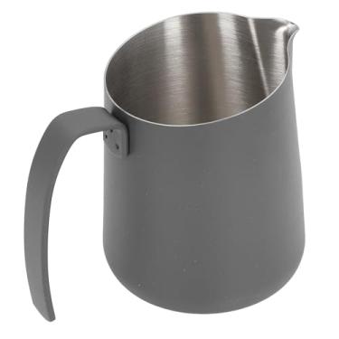 Imagem de Generic Jarro Latte Art, Troca por Espuma Em Escala Transparente, Controle Preciso e Multifuncional, Aço Inox 304 para Cafeteria (500ML Preto)