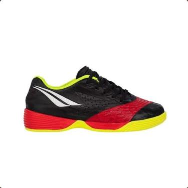 Imagem de Chuteira Indoor Infantil Penalty Max 200 Preta, Pt, Bc, Vm, Am, 31