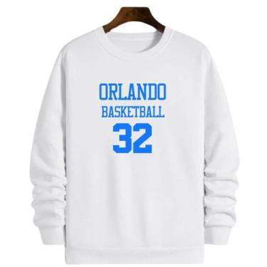 Imagem de Blusa Moletom Gola Basquete Orlando Basketball número 32 - Loja Click 