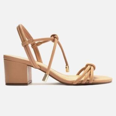 Imagem de SANDÁLIA NUDE NOBUCK BLOCO CAMILA A 10055 0380 0059 AREZZO-Feminino