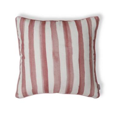 Imagem de Capa de Almofada Estampada com Cordonê Listras Alice Rosa - Westwing C