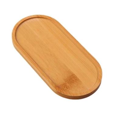 Imagem de Bandeja De Bambu, Suporte De Madeira Para Vaso De Flores, Base Para Co