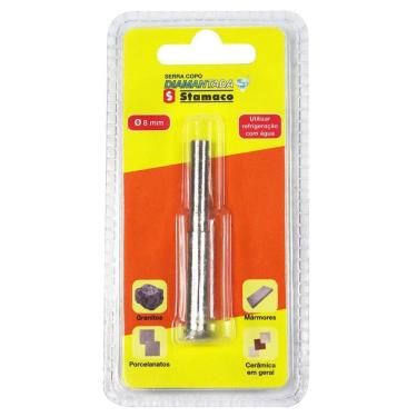 Imagem de Serra Copo Diamantada 8mm - 1768 - Stamaco Serra Copo Diamantada 8mm Stamaco 176.8