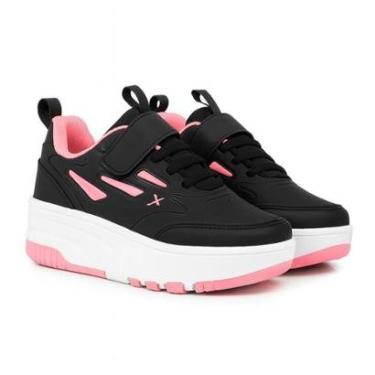 Imagem de Tênis Infantil Rodinha Skatênis Calce Fácil Tira Aderente-Feminino