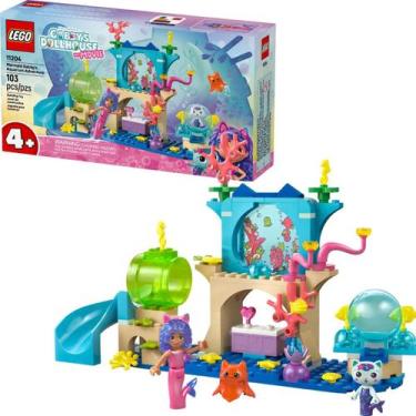 Imagem de Lego Gabbys DollHouse Aventura da Gabby Sereia no Aquario 11204