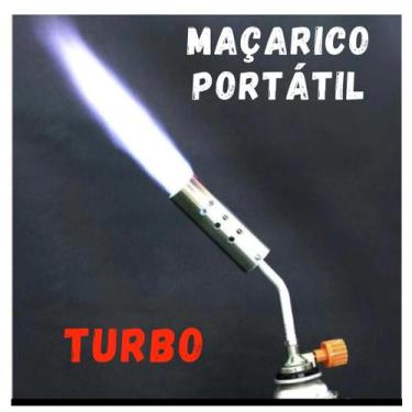 Imagem de Maçarico Portátil Culinário Confeitaria Solda Artesanato Controle Manu