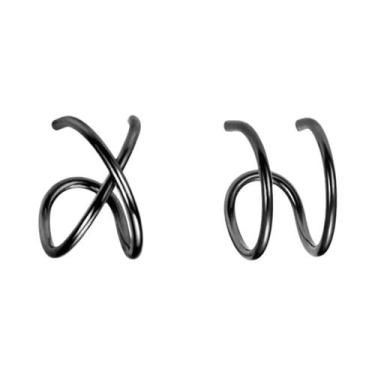 Imagem de Brincos De Clipe Femininos Em Aço Inoxidável Sem Furo, Criativos E Sim