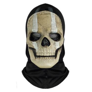 Imagem de Máscara de caveira Call of Duty com listras duplas de látex de Hallowe