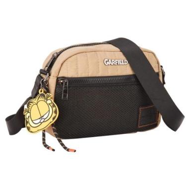 Imagem de Bolsa Garfield Feminina Transversal Pequena Nylon GF2963 - Semax, Bege