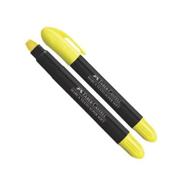 Imagem de Marca Texto Em Gel SuperSoft Faber-Castell, Amarelo