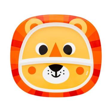 Imagem de Pratinho com Divisória Infantil Refeição do Bebê 350 ml Para Micro-Ond