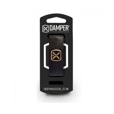 Imagem de Damper Em Couro E Tag Em Metal Preto