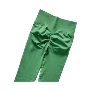 Imagem de Calças de Yoga Seamless de Cintura Alta - Leggings de Secagem Rápida p