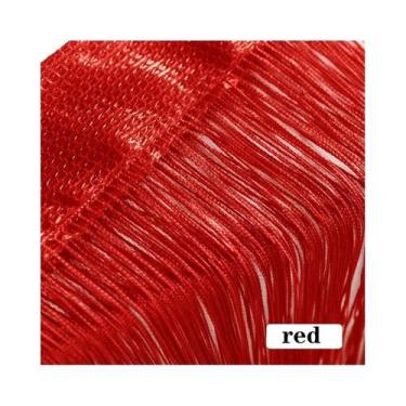 Imagem de Cortina De Fios Grande 100CM X 200CM Com Franjas Para Sala De Estar, P