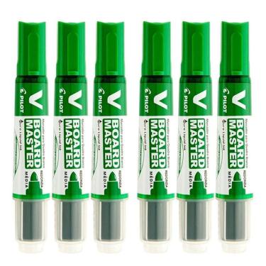 Imagem de Pincel para Quadro Branco Recarregável Board Master Verde 6 Unidades - Pilot
