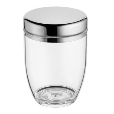 Imagem de Pote Multiuso 400ml Vedação Tampa De Inox Cozinha Banheiro Hermetico T