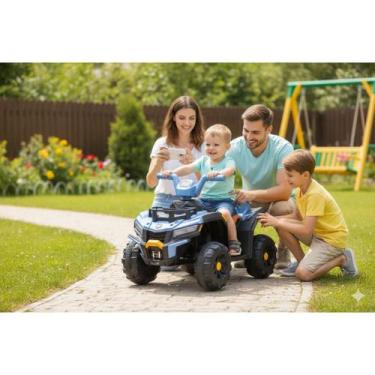 Imagem de Mini Quadriciclo Elétrico Infantil Criança Menino Menina Motinha Andad
