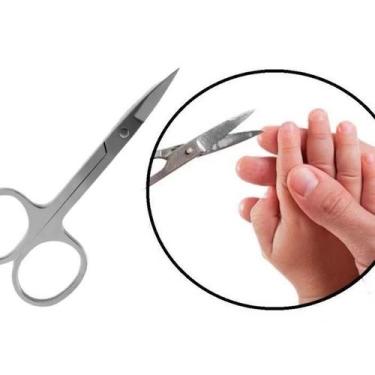 Imagem de Tesoura Profissional Sobrancelhas, Unha E Cílios Inox - Beauty Scissor