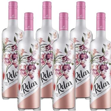 Imagem de Vinho Frisante Suave Rose Relax Garibaldi 750ml Caixa 6un