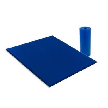 Imagem de Colchonete Viúva D28 Napa Azul Impermeável Lavável (128x188x8) - Lucks