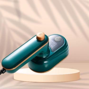 Imagem de Mini Ferro de Viagem OEM Mini Passador Compacto Viajante Elegante Verde 220V Ou Bivolt